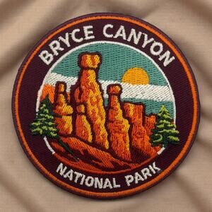 Bryce Canyon National Park 3" Iron On Embroidered Patch